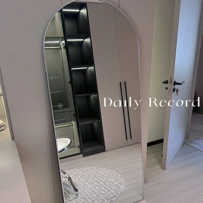 Light Luxury Ins Style Full-length Mirror Floor Mirror Bedroom Wall-mounted Fitting Mirror Girls Dressed Mirror Clothing Store Beauty Mirror