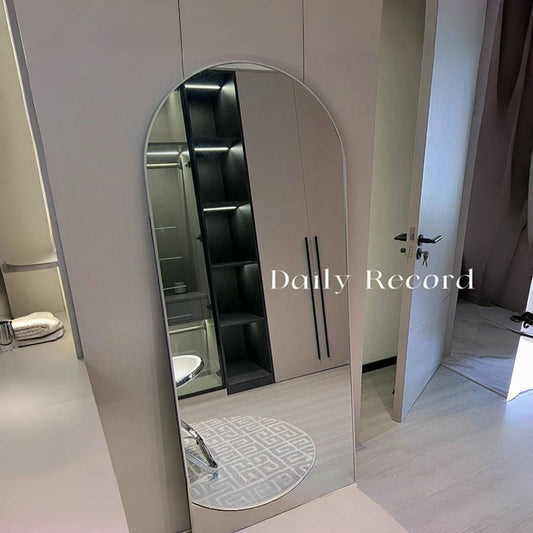 Light Luxury Ins Style Full-length Mirror Floor Mirror Bedroom Wall-mounted Fitting Mirror Girls Dressed Mirror Clothing Store Beauty Mirror