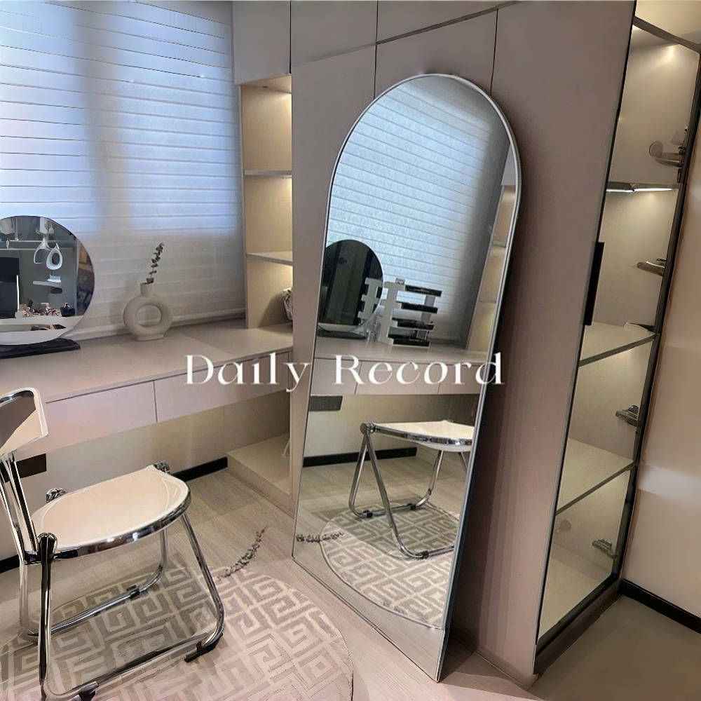 Light Luxury Ins Style Full-length Mirror Floor Mirror Bedroom Wall-mounted Fitting Mirror Girls Dressed Mirror Clothing Store Beauty Mirror