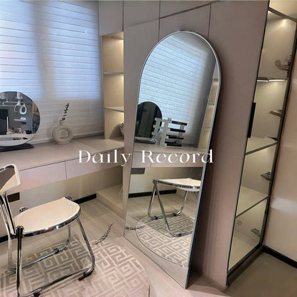 Light Luxury Ins Style Full-length Mirror Floor Mirror Bedroom Wall-mounted Fitting Mirror Girls Dressed Mirror Clothing Store Beauty Mirror