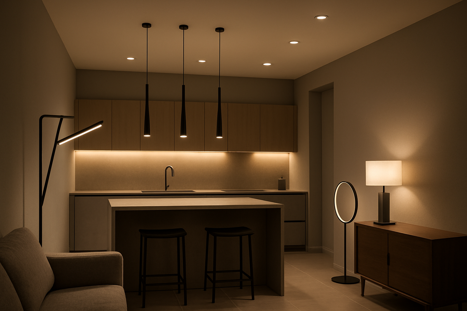Modern lighting solutions to brighten and style your space.