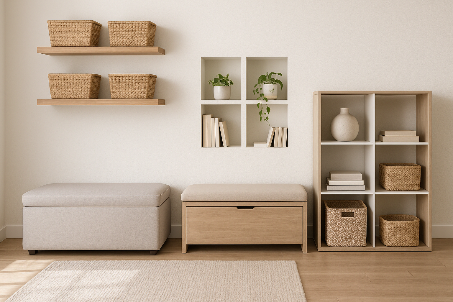 Trending Storage Solutions → Stylish ways to keep your living space organized.